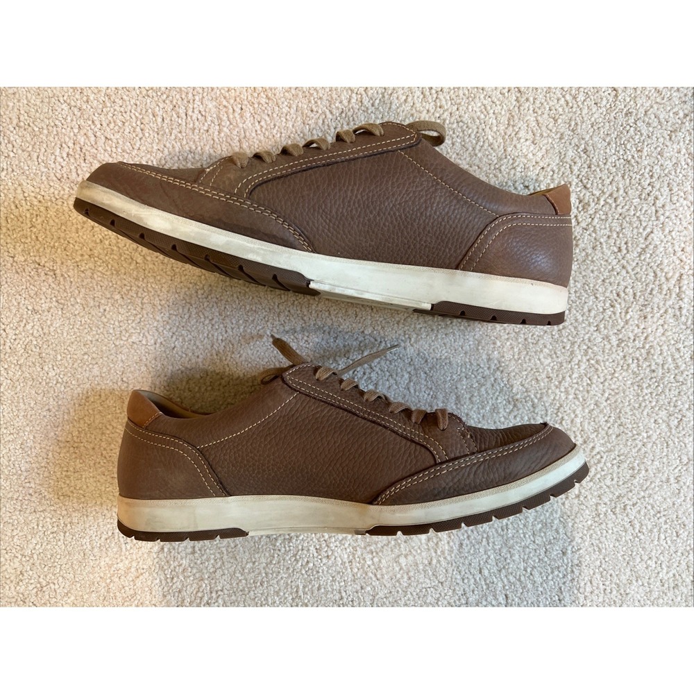 Mephisto Sneakers Mens 10 Ludo Shoes Brown Nubuck Comfort Walking Casual Lace Up - Picture 5 of 10